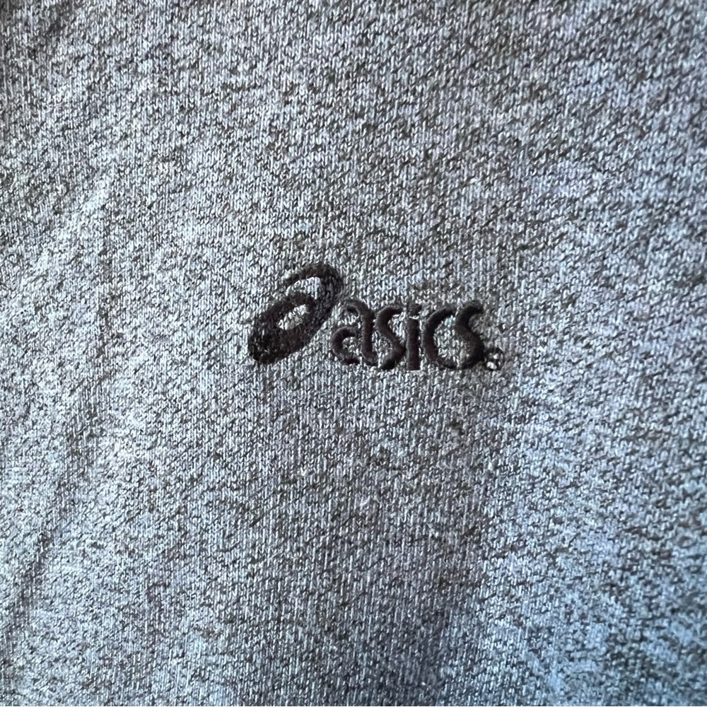 Vintage Asics Men's Blue Zip Up Sweater Made in Italy Size Large - Picture 9 of 10